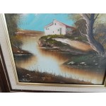Средна картина масло на платно Испания - 3728